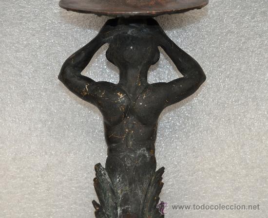 Antigüedades: Precioso aplique en bronce modernista - Foto 6 - 27975662